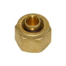 2190000403 Гайка з ніпелем Ø16 х 2,0 х 1/2&Prime; (м.п.) латунна BIANCHI F.LLI S.P.A.