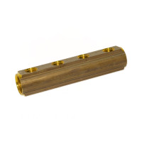 254A060400 Колектор Ø1&Prime; х 4 х 1/2&Prime; ВР латунь з отвором для ПВ 3/8&Prime; I=50 мм BIANCHI