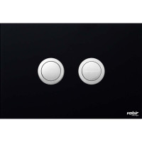 VS0878864 Клавіша (пневматика) BLACK & WHITE AC Black (глянцева кругла) Valsir S.p.A.
