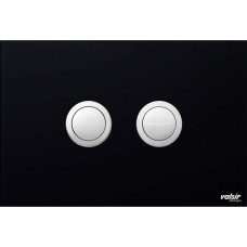 VS0878864 Клавіша (пневматика) BLACK & WHITE AC Black (глянцева кругла) Valsir S.p.A.