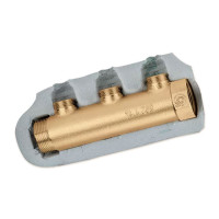 650722 Розподільчий колектор Ø1 1/4″ х 2 х 3/4″З для систем кондицінування/опалення з ізоляцією 10бар -40÷95 °C Caleffi S.p.a.