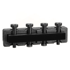 550220 Сталевий колектор в ізоляціїї Ø1 1/2&Prime; З x 1 1/2&Prime; В (накидні гайки) 2 пари 125 мм 6 bar 5÷110°C Caleffi S.p.a.