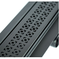 9-2991-800-00-35-10 Решітка ORIENT BLACK нержавіюча полірована L=800 мм Capricorn S.A.