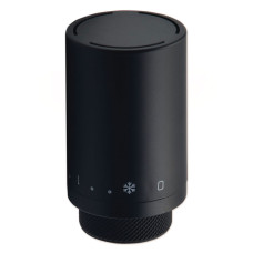 A49500EFS9005O Термостатична головка TERMODESIGN L (запобіжник) BLACK MATTE M30 x 1,5 Carlo Poletti Srl