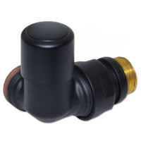 V174211EFS9005ODX Кран відсікаючий трьохосьовий BLACK MATTE Ø1/2&Prime; х 24-19 DX (правий) FIRST CORNER Carlo Poletti Srl