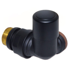 V174211EFS9005OSX Кран відсікаючий трьохосьовий BLACK MATTE Ø1/2&Prime; х 24-19 SX (лівий) FIRST CORNER Carlo Poletti Srl