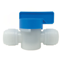Кульовий кран Ø1/4″ Polyacetal (HBVU1/4-1/4W) CDC Fluidtech Europe S.r.l.