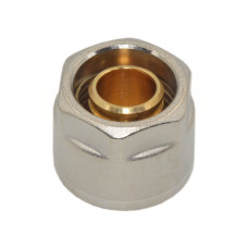 330080N052028A Гайка з ніпелем Ø20 х 2,8 х 3/4&Prime; нікель (ПЕ) GENERAL FITTINGS