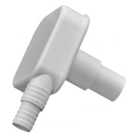 1209B00000 Сифон для ПМ Ø25/32 зовнішній пластиковий ABS БІЛИЙ GoPlast S.r.l.