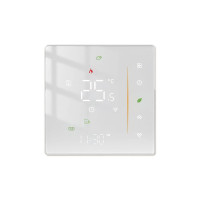 Термостат кімнатний Konveka TW24-FAN 0-10V Fan, 5÷35 °C(± 0.5 °C), 24V, 50 ~ 60Гц, 16A, 1.5Вт, Wi-Fi габарити:88x88x37,5мм, матеріал корпусу: вогнестійкий пластик, White