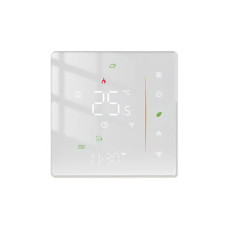 Термостат кімнатний Konveka TW24-FAN 0-10V Fan, 5÷35 °C(± 0.5 °C), 24V, 50 ~ 60Гц, 16A, 1.5Вт, Wi-Fi габарити:88x88x37,5мм, матеріал корпусу: вогнестійкий пластик, White