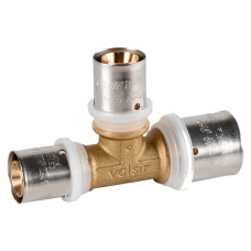 VS0170865 PEXAL BRASS Трійник (прес) Ø40 (3,5) х 32 (3,0) х 40 (3,5) Valsir S.p.A.