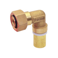 VS0131663 PEXAL BRASS Збірний елемент кутовий (прес) Ø20 (2,5) х 3/4″ В Valsir S.p.A.