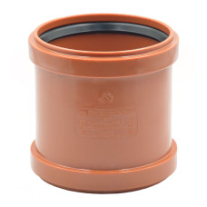 061115E Муфта насувна (зовнішня каналізація) Ø110 PVC (Ral 8023) REDI s.p.a.