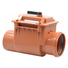 1555551 Зворотній клапан (зовнішня каналізація) Ø110 PVC (Ral 8023) REDI s.p.a.