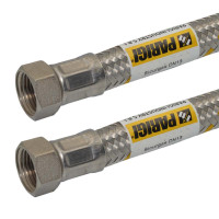 S11S40S40500 Sicurgas® T DN13 Шланг газовий 1/2&Prime; х 1/2&Prime; ВВ 0,5 м 0/+50°C PN10 PARIGI