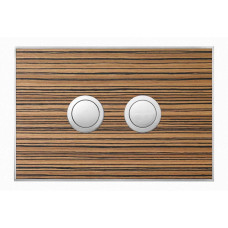 VS0876301 Клавіша (пневматика) WOOD Zebrano (глянцева кругла) Valsir S.p.A.