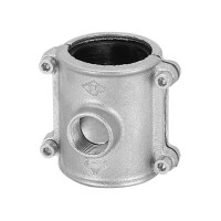 72005085 Хомут-врізка затискний оцинкований (білий чавун) Ø2″ х 1″ Atusa
