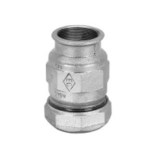 740A5003 Перехідник затискний оцинкований (білий чавун) Ø1/2″ В Atusa