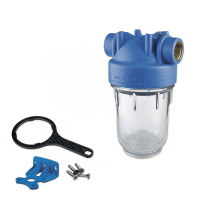 RA1270701 Фільтр-колба DP MONO TS (прозора) Ø1&Prime; OT (латунь) 5&Prime; 45°C 8 bar KIT Atlas Filtri s.r.l.