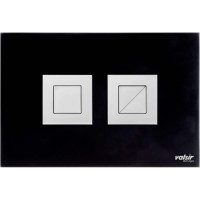 VS0878867 Клавіша (пневматика) BLACK & WHITE AC Black (матова квадратна) Valsir S.p.A.