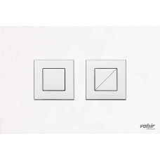 VS0878862 Клавіша (пневматика) BLACK & WHITE AC white (глянцева квадратна) Valsir S.p.A.