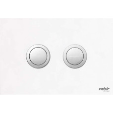 VS0878861 Клавіша (пневматика) BLACK & WHITE AC white (матова кругла) Valsir S.p.A.