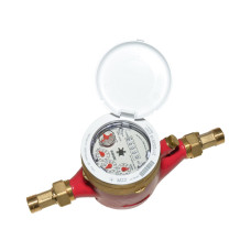 Лічильник води GMDM-I Ø1/2″ ГВ 30°С-90°С L=165 мм Qn=2,5 м³/г B METERS S.R.L.