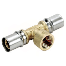 4032260626 Трійник з внутрішньою різьбою (прес) Ø26 х 3/4″ В х 26 Idrosanitaria Bonomi S.p.a.