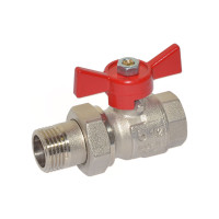 76500004R Кран-американка кульовий TAMIGI Ø1/2″ red PN40 –10°C/+120°C Idrosanitaria Bonomi