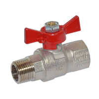 79570004 Кран кульовий посилений MISSOURI Ø1/2″ ВЗ PN40 –10°C/+95°C ″метелик″ Idrosanitaria Bonomi
