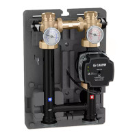 165609 Група прямого розподілу 1&Prime; В х 1 1/2&Prime; З 125 мм в ізоляції (ліва/права) без насосу CALEFFI