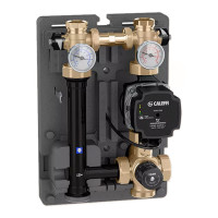 166609 Група терморегуляції Ø1&Prime;В х 1 1/2&Prime;З 125 мм в ізоляції (ліва/права) 25÷50°C без насосу CALEFFI