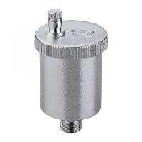 502241 Повітровідвідник хромований VALCAL®  автоматичний вертикальний Ø1/2&Prime; З 120°C 10 bar  Caleffi S.p.a