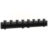 550240 Сталевий колектор в ізоляціїї Ø1 1/2&Prime; З x 1 1/2&Prime; В (накидні гайки) 4 пари 125 мм 6 bar 5÷110°C Caleffi S.p.a.