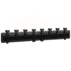 550240 Сталевий колектор в ізоляціїї Ø1 1/2&Prime; З x 1 1/2&Prime; В (накидні гайки) 4 пари 125 мм 6 bar 5÷110°C Caleffi S.p.a.