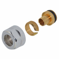 A58804B Гайка для PEX труби Ø16 x 2,2 мм x 3/4&Prime; EK ХРОМ Carlo Poletti Srl