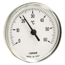 91606052 Термометр Ø63 0/60°С 5 см фронтальний Cewal S.p.A.