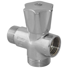 D906489 Кран прохідний вентильний Ø1/2&Prime; х 3/4&Prime; х 1/2&Prime; VA Albertoni srl