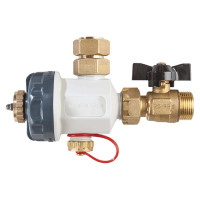 RE6170181 NEW Компактний магнітний фільтр-шламовідділювач FDM 1-ME 3/4&Prime; 90°C/600 μ/3 bar Atlas Filtri s.r.l