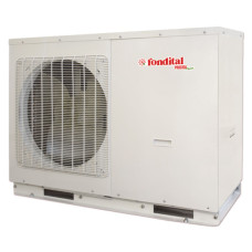 DPBU2TAW16 PROCIDA AWM T 16 Тепловий насос (моноблок) в комплекті з пультом керування, фільтром та датчиком ГВП 15,5 кВт 380 В/ 50 Гц R32 FONDITAL