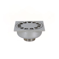 650P100 Трап вертикальний латунний хромований 100 x 100 мм x Ø1 1/4&Prime; З Ghidini SpA