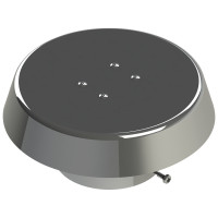 A1111213 Кінцевий вітрозахисний вертикальний елемент Ø80 mm (нержавійка) GROPPALLI S.R.L.
