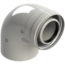 A38163 Коліно коаксиальне для конденсаційних котлів Ø60/100 mm - 90° GROPPALLI S.R.L.