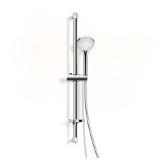AD140/61CR Душовий набір CHROME (стійка + лійка 3 поз. + шланг) NOBILI