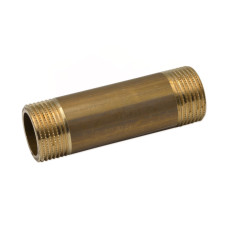 F195R010 Довгий ніпель латунний Ø1/2&Prime; x 100 мм FP Pattaroni