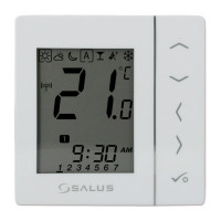 VS10WRF Бездротовий вбудований терморегулятор (білий) 230В SALUS Controls