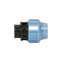 1004 UNIDELTA Перехідник Ø20 х 3/4&Prime; В PN16 PP-B (УФ захист)