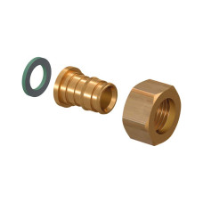 1023016 Штуцер латунь Q&E з накидною гайкою Ø20 х 3/4&Prime; ВР Uponor GmbH