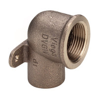 94472g Коліно настінне Ø18 x 1/2&Prime; В (бронза) (102210) Viega GmbH